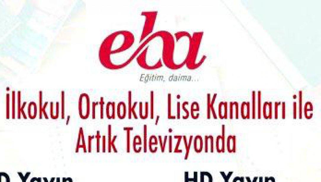 EBA TV  İLKOKUL, ORTAOKUL VE LİSE KANALLARI İLE ARTIK TELEVİZYONDA