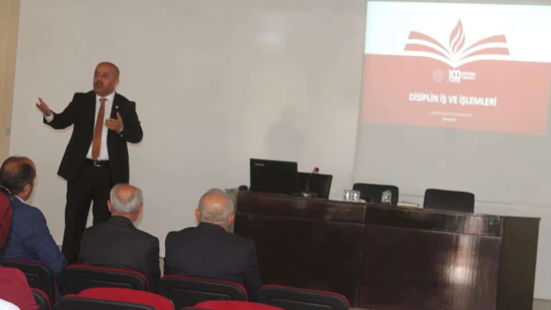 ÖĞRETMENLERE SINIF İÇİ EĞİTİM KONUSUNDA EĞİTİM VERİLDİ